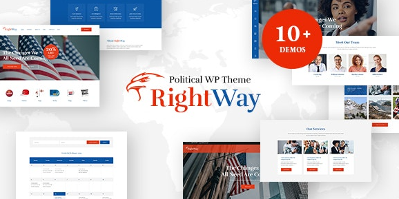 Right Way v4.0 | Election Campaign and Political Candidate WordPress Theme