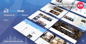 TownHub – Directory &amp; Listing WordPress Theme v1.5.5 nulled
