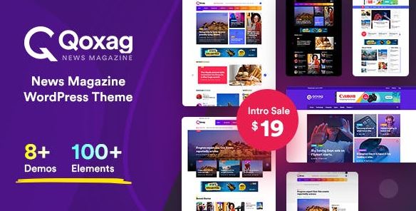 Qoxag - WordPress News Magazine Theme
