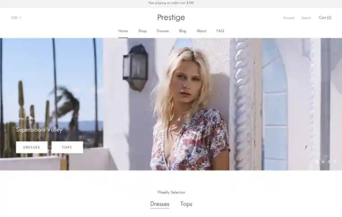 Prestige Theme - Couture - Shopify Theme Store