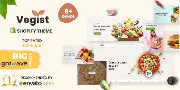 Vegist - The Vegetables, Supermarket & Organic Food eCommerce Shopify Theme