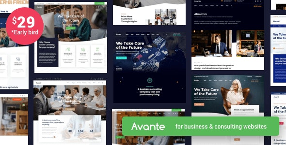 Avante v2.7.9 - Business Consulting WordPress