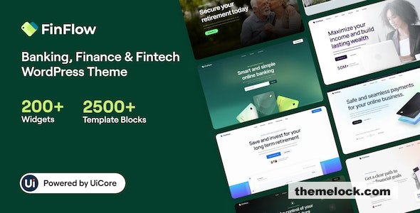 FinFlow v2.0.3 - Banking, Finance & Fintech WordPress Theme